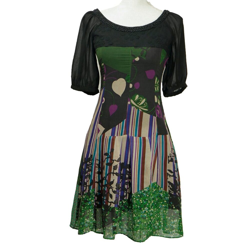 Kenzo Y2k 100% Silk Dress